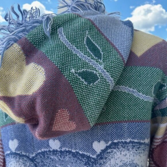 Teddy Bear Hoodie made from tapestry throw - Size Medium - Picture 7 of 8